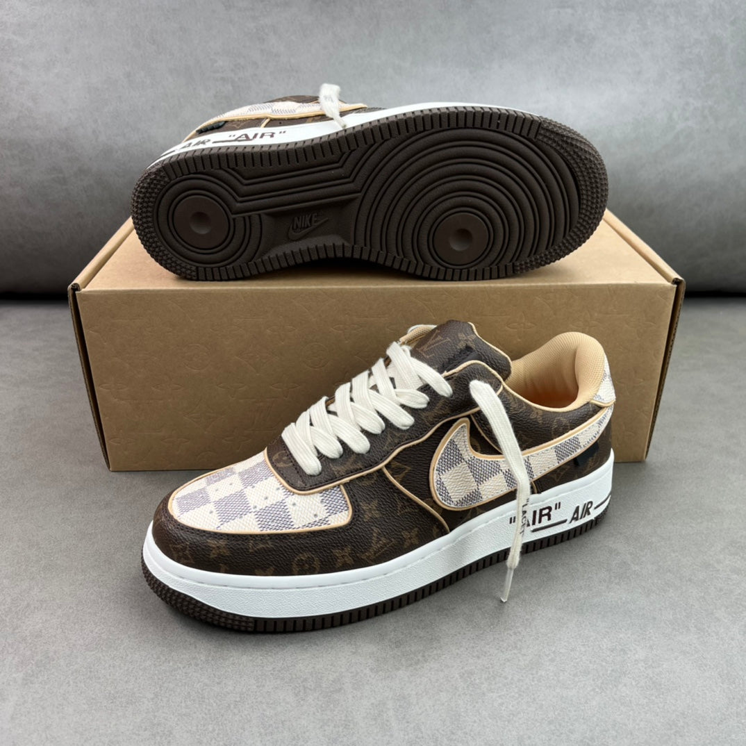 Louis Vuitton x Nike Air Force 1 Low Monogram Damier Pilot Case