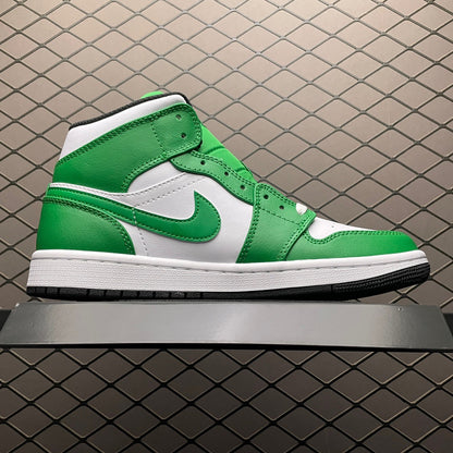 Air Jordan 1 Mid Lucky Green