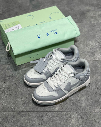 OFF-WHITE Out Of Office  OOO Low Tops Grey White