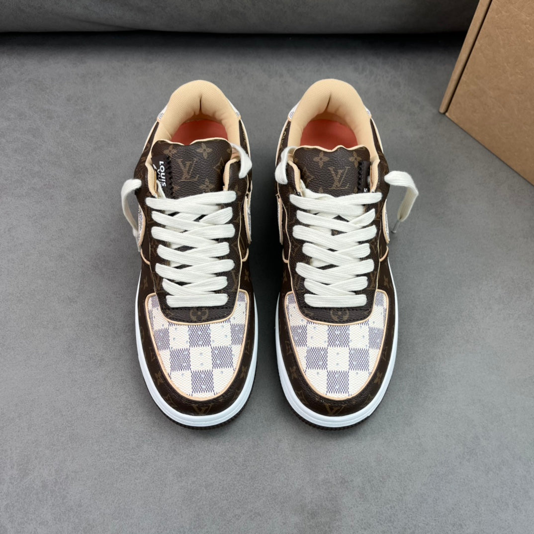 Louis Vuitton x Nike Air Force 1 Low Monogram Damier Pilot Case