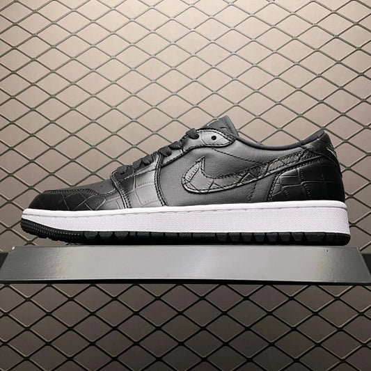 Air Jordan 1 Low OG Golf Black Croc