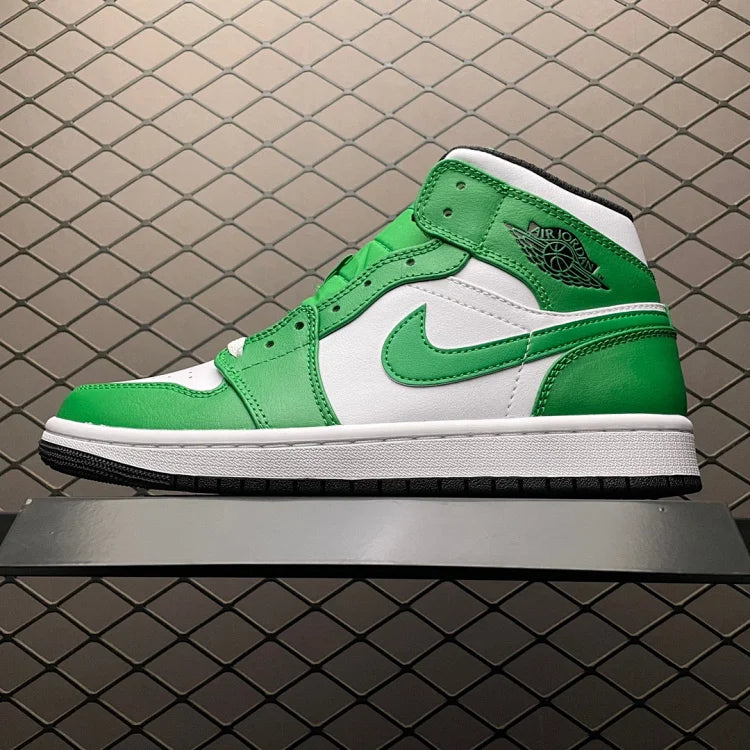 Air Jordan 1 Mid Lucky Green