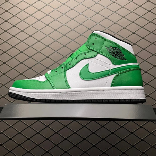 Air Jordan 1 Mid Lucky Green