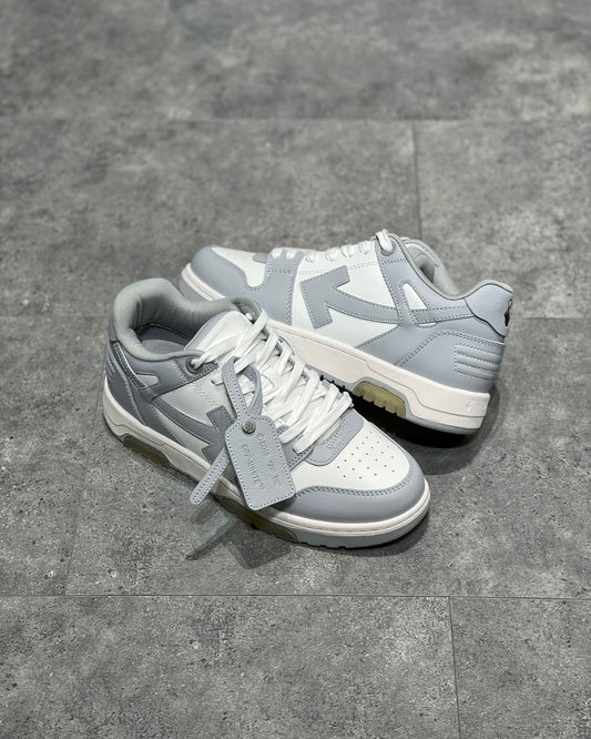 OFF-WHITE Out Of Office  OOO Low Tops Grey White