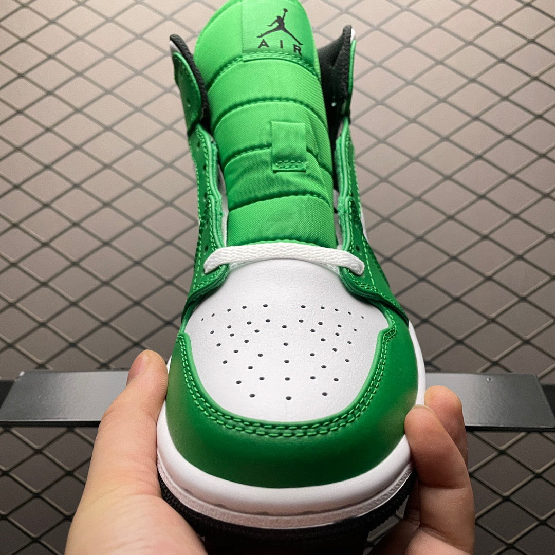 Air Jordan 1 Mid Lucky Green