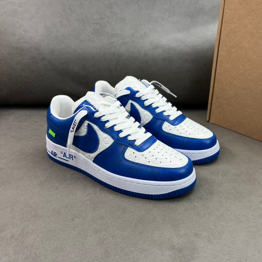 Louis Vuitton x Nike Air Force 1 Low White Team Royal